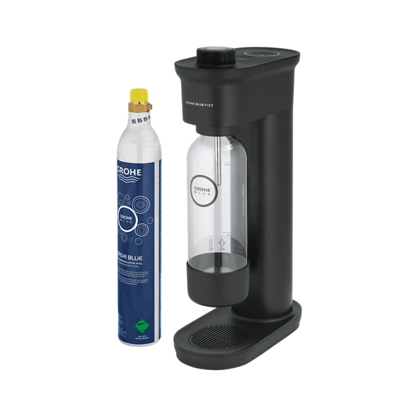 VK7 Akku-Staubsauger & Saugwischer Black (U) (inkl. GROHE Wassersprudler)